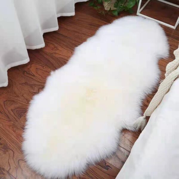 Australian Wool Carpet Sofa Blanket Bay Window Mat Whole Sheepskin Wool One-piece Home Bedroom Bedside Blanket Wool Floor Mat