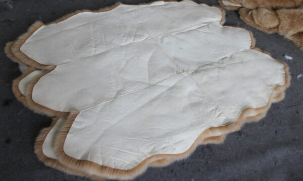 Brown Pure Wool Carpet Plush Floor Mat Sheepskin Bed Blanket Sofa Mat Wholesale Fur Integrated Bay Window Mat Carpet - 图片 7