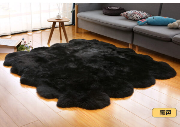 Living Room Window Floating Mat Bedroom Bedside Fur a Sheepskin Sofa Mat Bedroom Floor Mat - 图片 2