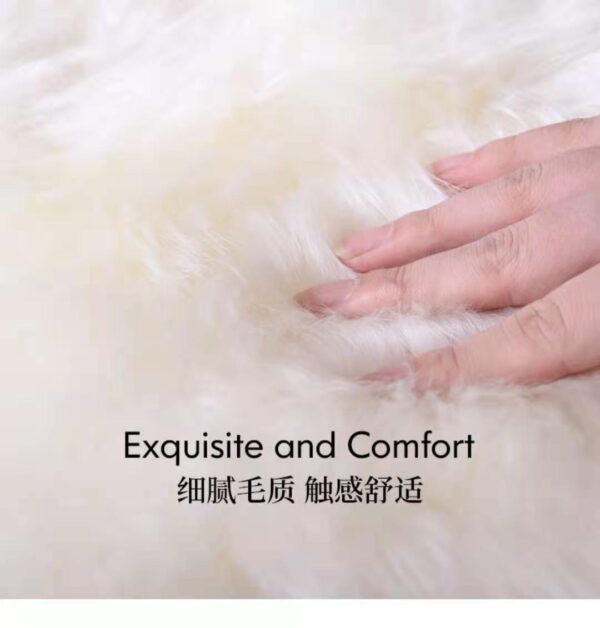 Australian Wool Carpet Sofa Blanket Bay Window Mat Whole Sheepskin Wool One-piece Home Bedroom Bedside Blanket Wool Floor Mat - 图片 7