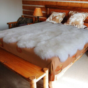 Pure Wool Carpet Plush Floor Mat Sheepskin Bed Blanket Sofa Cushion Wholesale Fur Integrated Bay Window Mat Carpet