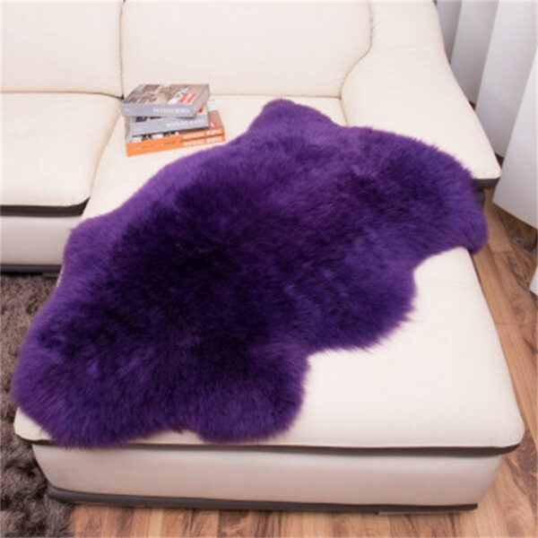 Australian Wool Carpet Sofa Blanket Bay Window Mat Whole Sheepskin Wool One-piece Home Bedroom Bedside Blanket Wool Floor Mat - 图片 2