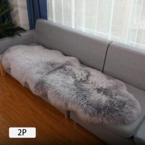 Australian Wool Carpet Sofa Blanket Bay Window Mat Whole Sheepskin Wool One-piece Home Bedroom Bedside Blanket Wool Floor Mat