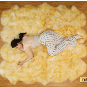 Wool Carpet Living Room Bay Window Mat Bedroom Bedside Carpet Fur Sheepskin Sofa Mat Bedroom Floor Mat