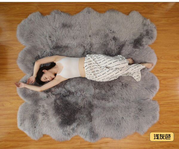 Australian Wool Carpet Sofa Blanket Bay Window Mat Whole Sheepskin Wool One-piece Home Bedroom Bedside Blanket Wool Floor Mat - 图片 5