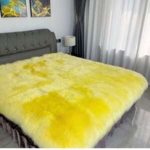 Wool Mattress Leather and Fur Mattress