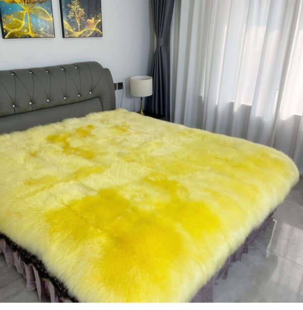 Wool Mattress Leather and Fur Mattress