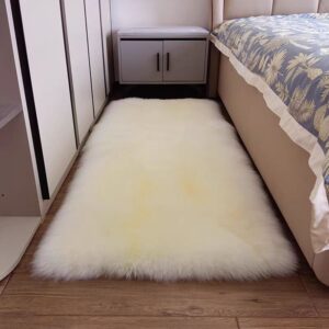 Autumn and Winter Long Side Bedroom Sofa Whole Real Wool Rectangular Full Balcony Bay Window Carpet Floor Mat Bed Blanket