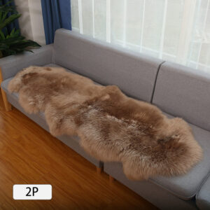 Australian Wool Carpet Sofa Blanket Bay Window Mat Whole Sheepskin Wool One-piece Home Bedroom Bedside Blanket Wool Floor Mat