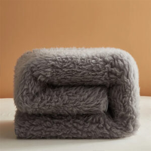 Fluffy soft solid color Lamb Fleece Mattress Upholstered Bed Tatami Mattress Topper Winter Student Dormitory Sleeping Pad