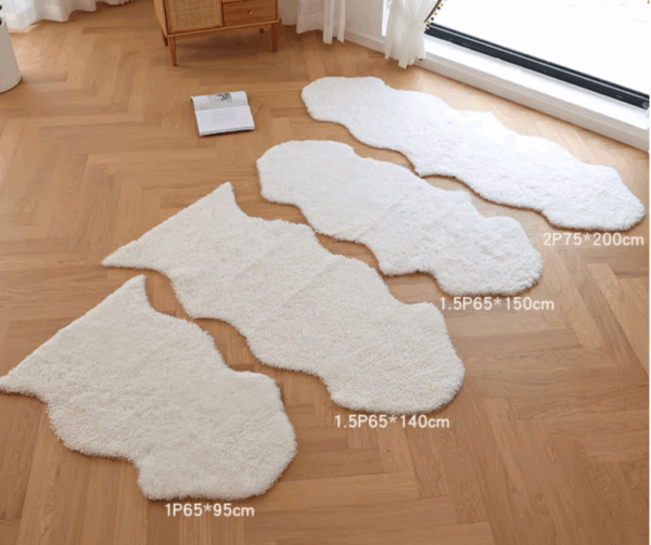 Curly Wool Sofa Cushion Bay Window Cushion Wool Carpet Living Room Bedroom Wool Cushion Short Curly Wool Shearing - 图片 4